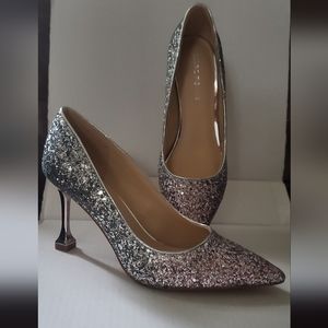 MARC FISHER WOMEN'S HEELS pink silver